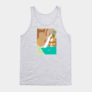 Diving into Bassin Bleu, Haiti Tank Top